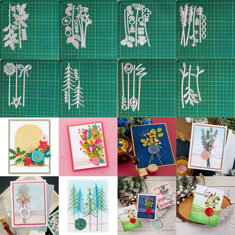 Blume Metall Stanzformen Schablonen für DIY Scrapbooking dekorative Prägung DIY Papierkarten