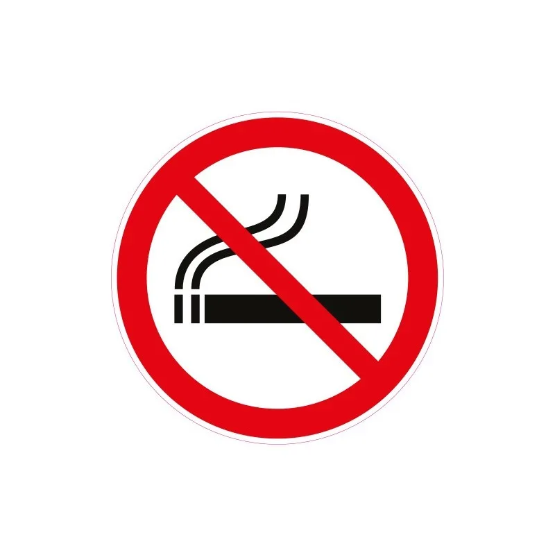 

Warning Sign Smoke Prohibition Smoke Forbidden Smoken Sticker-