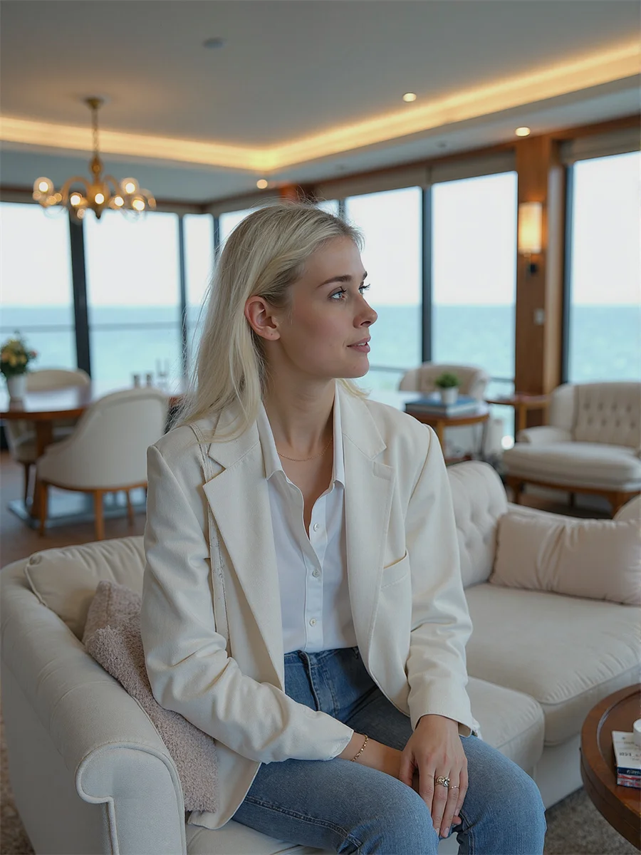 

Solid Single Breasted Classic Blazers For Woman Clothes Women Zipper Collar Extra-Long Splited Pattern Pleats Minimalism Golden