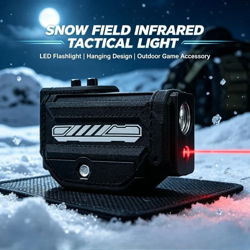 2026 LED Flashlight Infrared 20mm Rail Adjustable Hanging for Outdoor Night Game