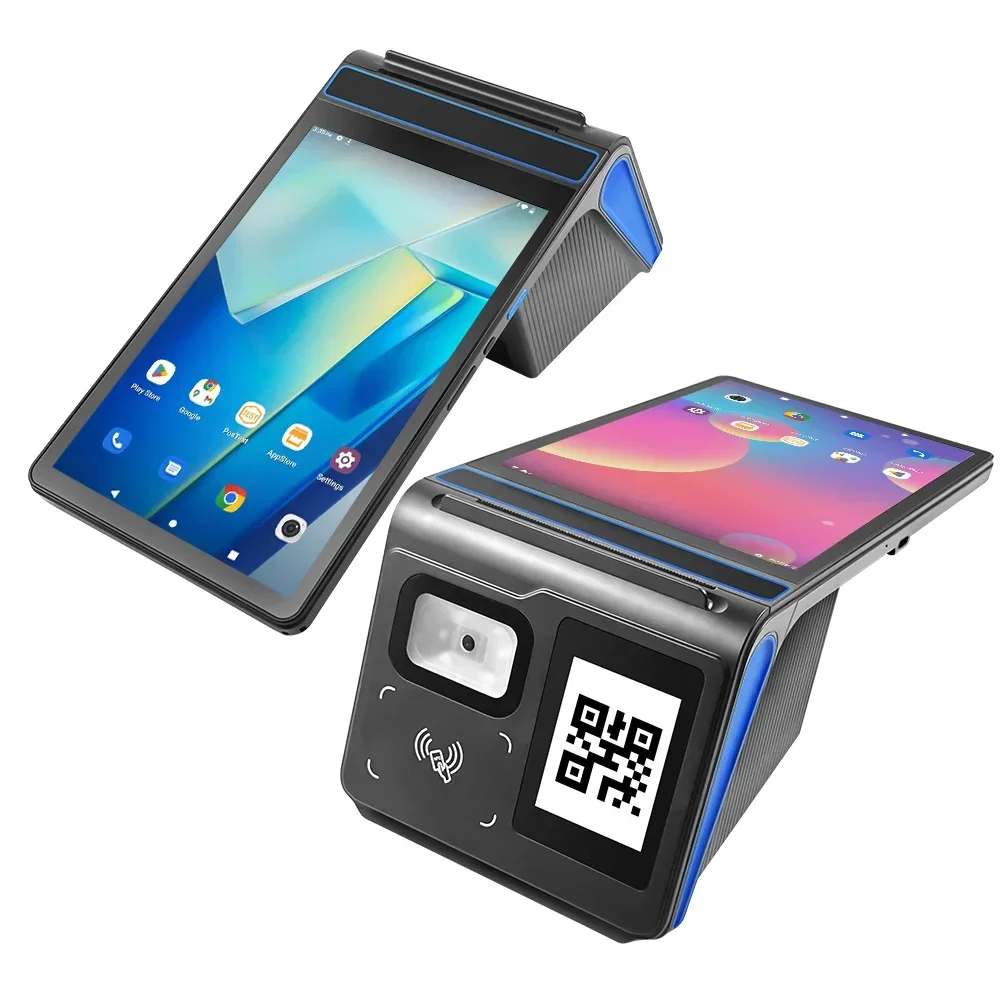 FYJ F1-88 8'' Touch Screen Restaurant Pos System Cheap Android Billing Portable Car Parking Pos System With Ticket Printer