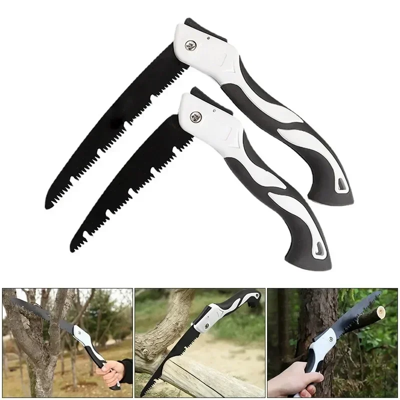 Folding Hand Saw Multifunctional Outdoor Logging Saw Woodworking Folding Portable Saw Pruner Garden Equipment Gardening Tools