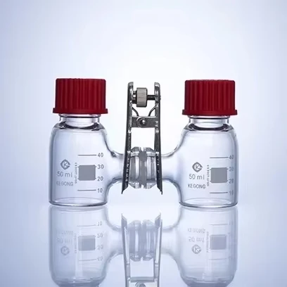 Microbial fuel electrolysis cell (dual chamber)/MFC reactor/clamp proton exchange membrane chemical reactor