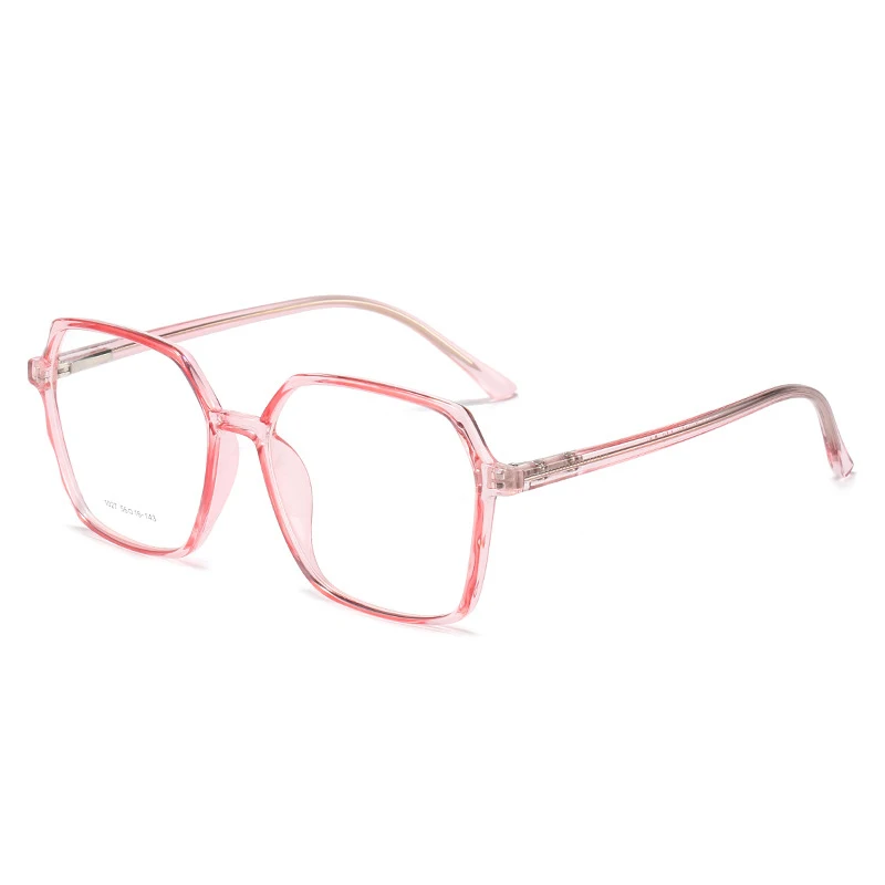 OULYLAN 2024 New Women Large Frame Anti Blue Light Glasses Square Transparent Lens Computer In Eyeglass Frame