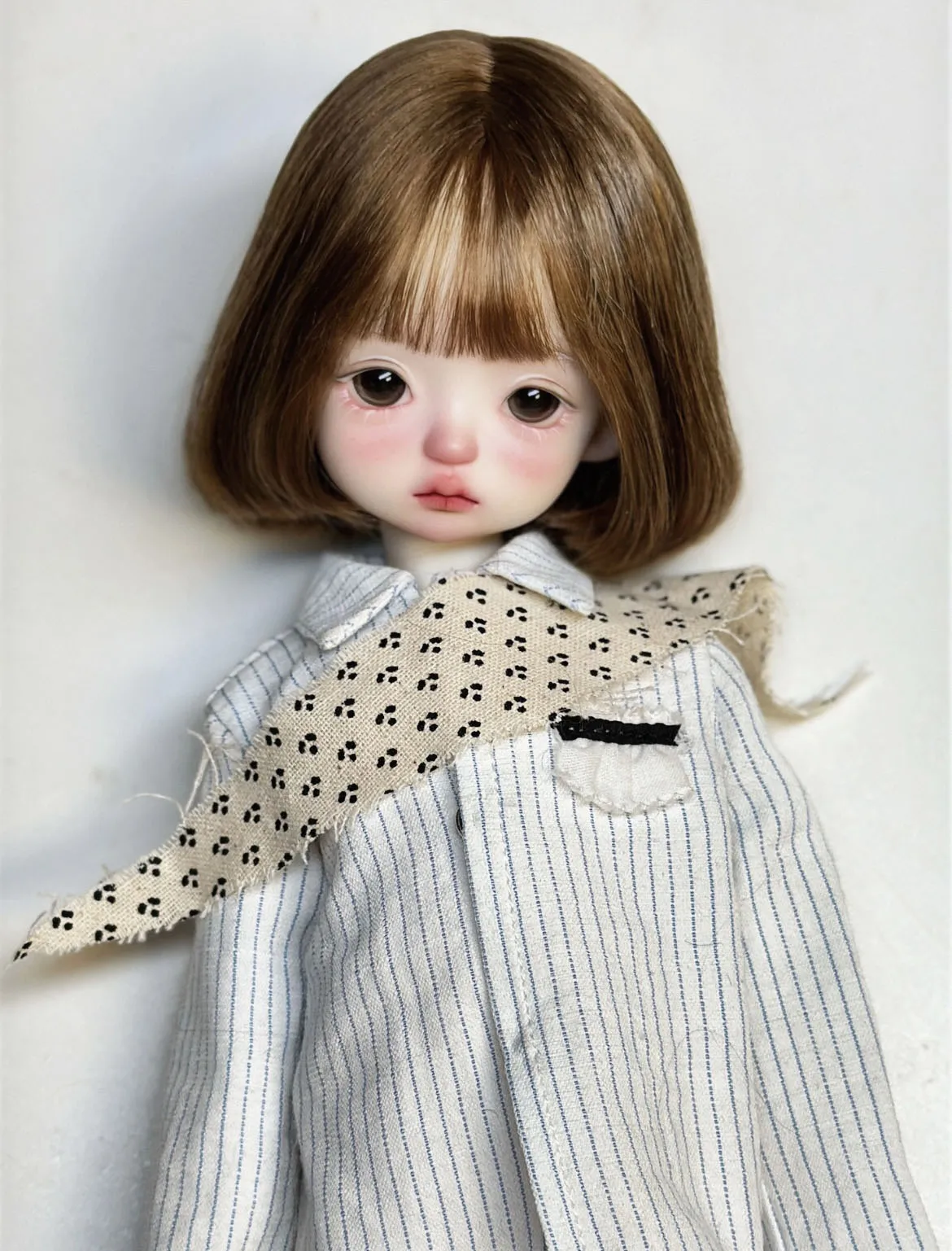 Haar für Puppen, Hartschalenperücke, 1/6 BJD-Perücke, kurze Perücke, geeignet für Puppenkopfumfang von 16–16,8 cm, kostenloser Versand