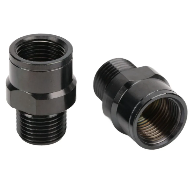 Bicycle Pedal Extender Titanium Alloy Bike Pedal Extension Shaft For Mountain Road Bike Black
