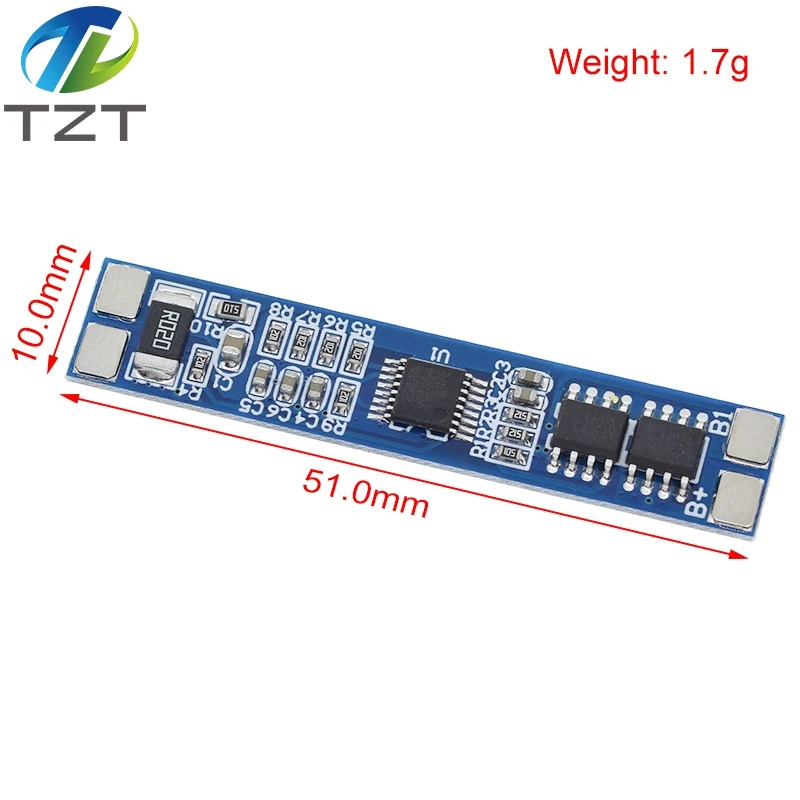 DIYTZT 3S 12V 8A  Li-ion 18650 Lithium Battery Charger Protection Board  11.1V 12.6V  10A BMS Charger Protection Board