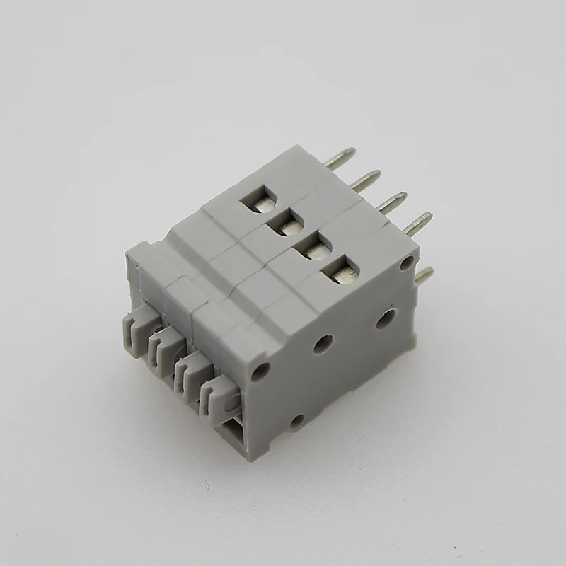 100PIN Gray DG211 2.54mm Spring-loaded PCB terminal block Phoenix-style quick test terminal block DG211V KF141AV