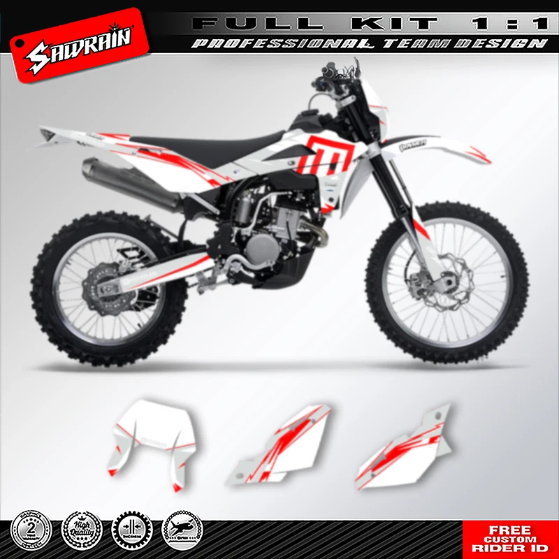 

Sawrain Motorcycle Graphics MX Sticker for HUSABERG TE250 2008 2009- 2013 008