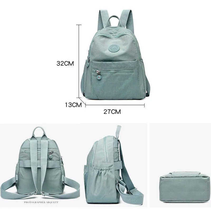 Travel School Shoulder Bag Women Lady Small Backpack Large Capacity Fashion Women Lightweight Book Bag