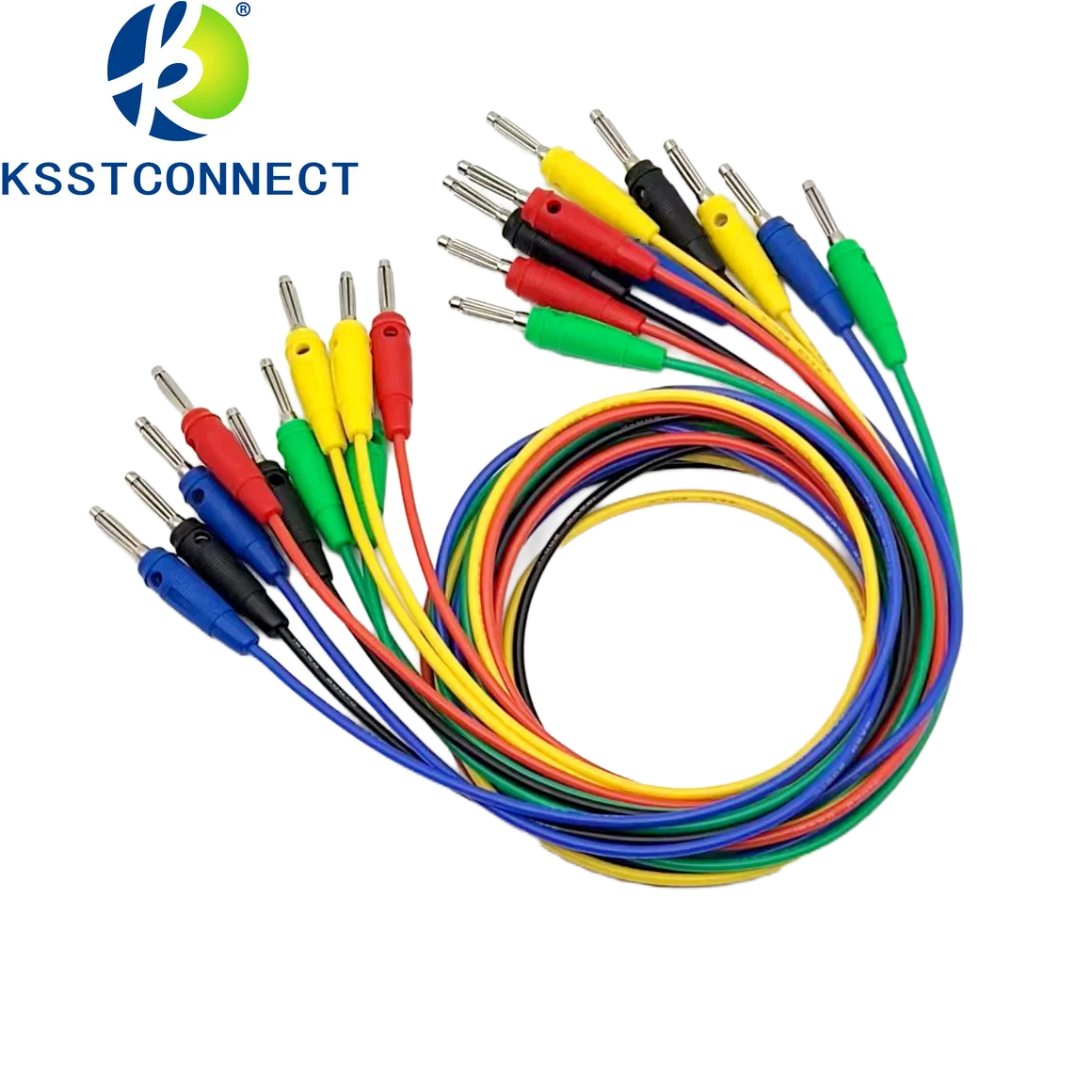 TL412 długość 1M bardzo elastyczny M-M silikonowy 16AWG 4mm do układania w stosy wtyczka bananowa z męskiego na męskie przewody pomiarowe