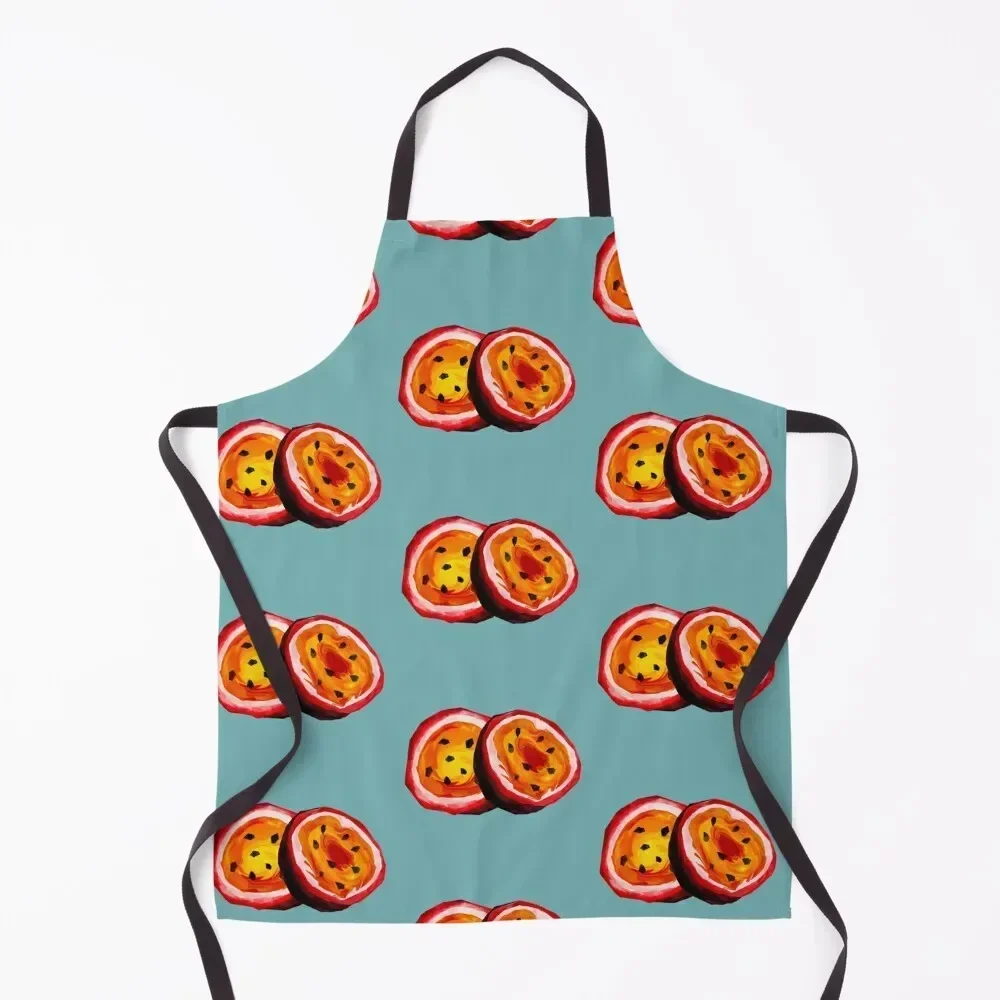 

Passion fruit Apron For Hairdresser Kitchens Accessories For Women Kitchen kindergarten teacher Apron