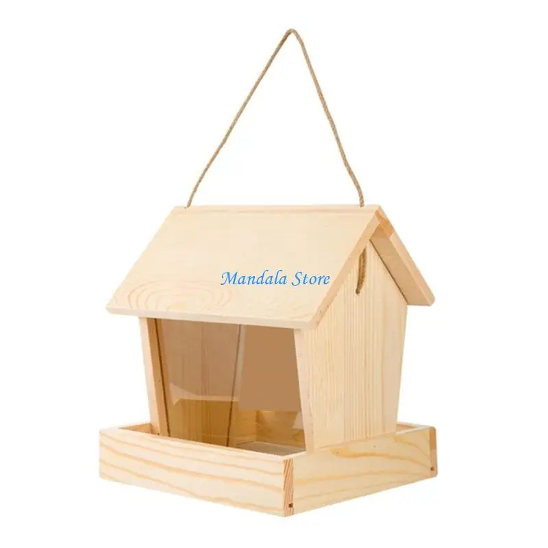 

U2JC Squirrelproof Bird Feeder Hanging Bird Feeder House Feeding Station