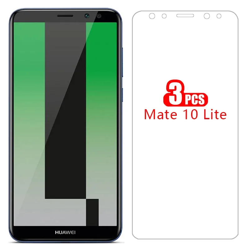 

case for huawei mate 10 lite cover screen protector tempered glass on mate10lite mate10 light made coque huawe huwei hawei huawi