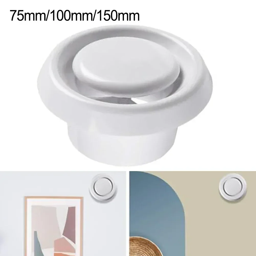 1 stücke 75-150mm Abluft haube Entlüftung ventil Gitter runde Diffusor leitung Lüftungs abdeckung Kunststoff Decken entlüftung