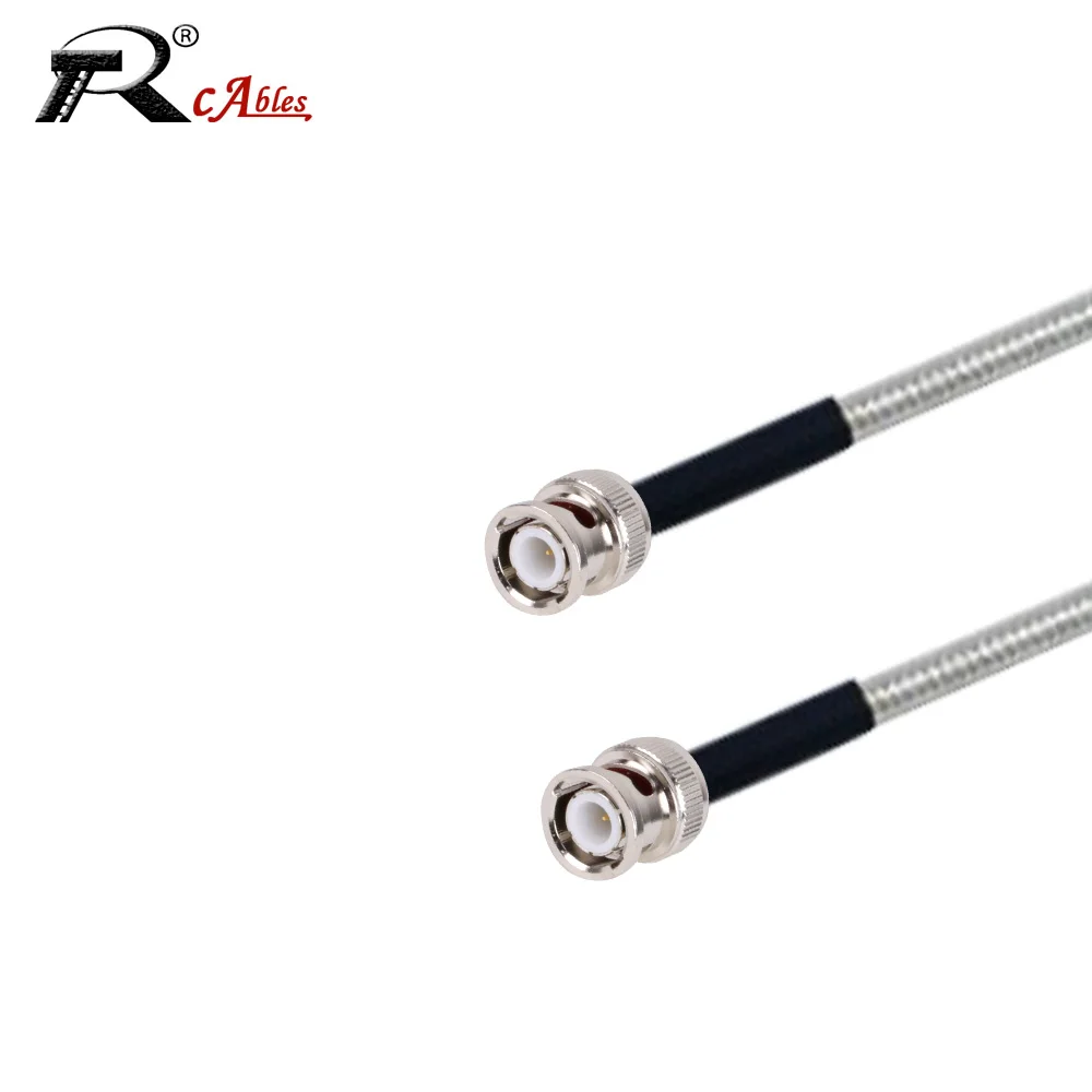 BNC Male to BNC Male Coaxial Cable 50ohm RG402 Coax Cable Ultra Low Loss BNC Jumper Cable for Antenna RF Radio Modem