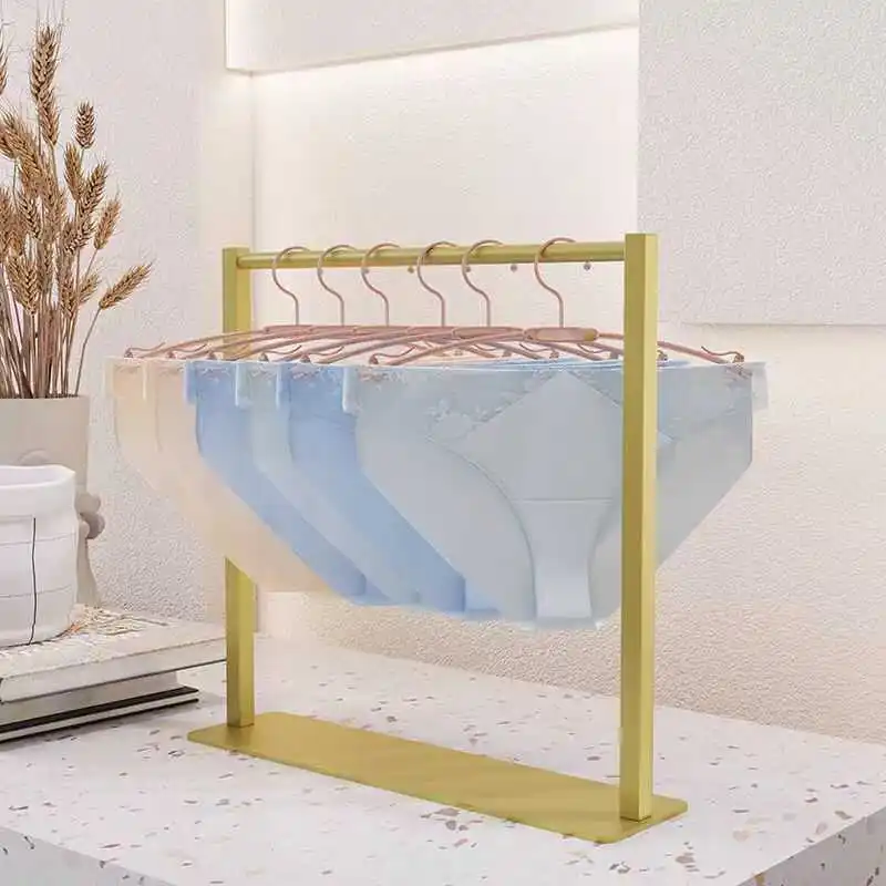 

Floor Standing Underwear Display Rack Window Lingerie Showcase Rack Counter Panty Storage Multi-Scenario Shop Retail Fixture