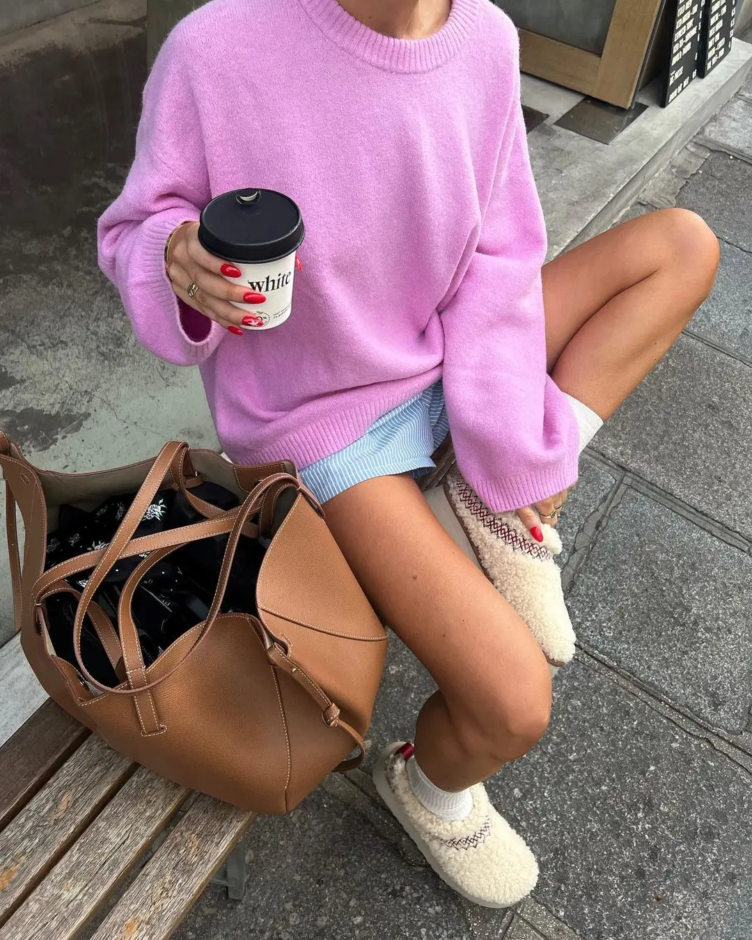 Casual Long Sleeved Loose Pink Knitted Pullover Autumn Chic O-neck Solid Women Sweater 2024 New Minimalist Style  Street Jumper