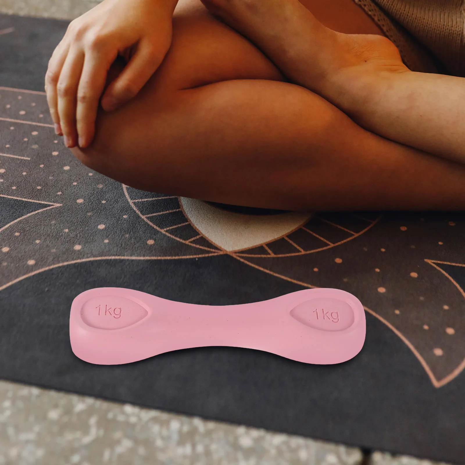 2 قطعة الدمبل للسيدات خفيفة الوزن غير قابلة للانزلاق للمنزل الصالة الرياضية تجريب بيلاتيس تدريب القوة الذراع التنغيم ممارسة #1