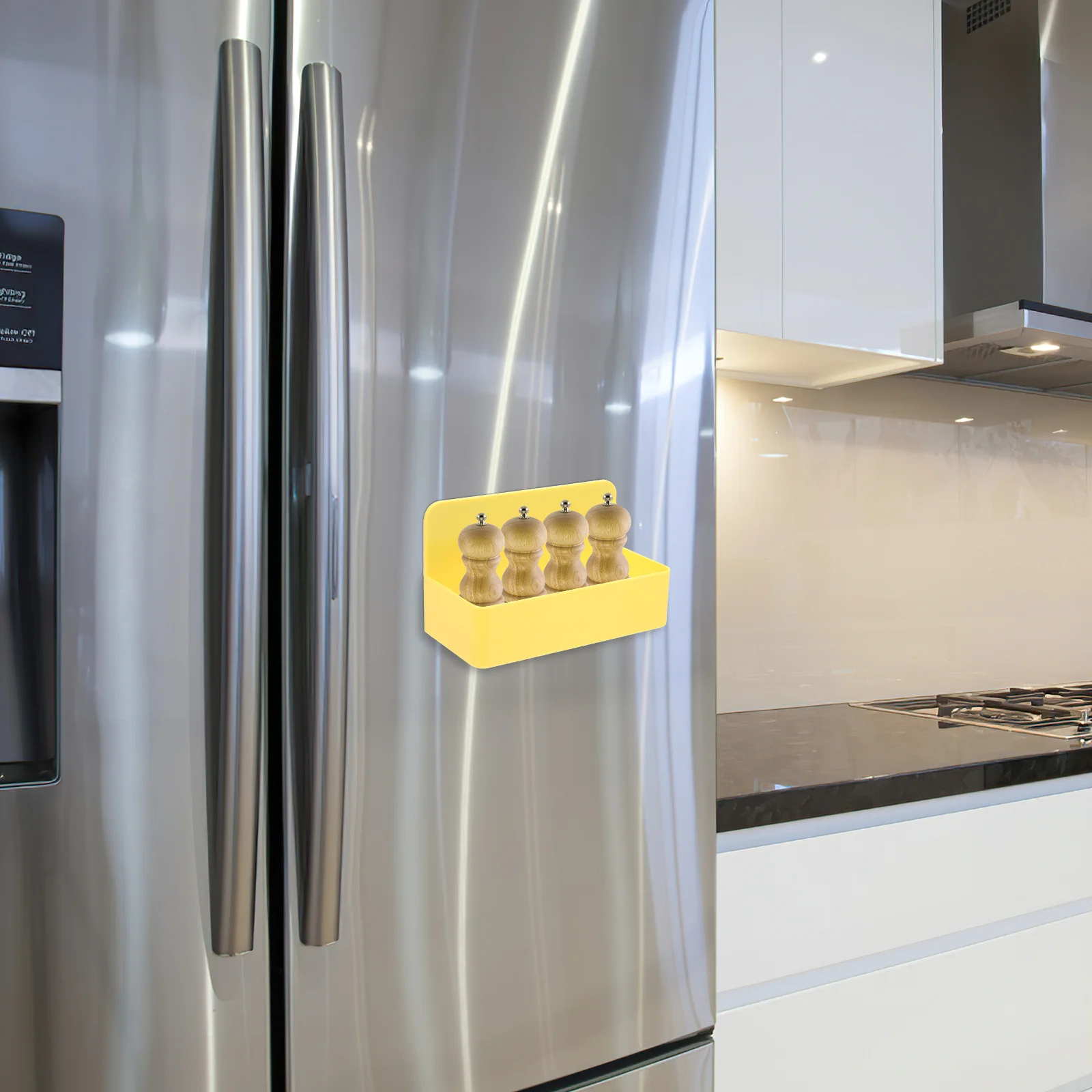 

Magnetic Fridge Spice Rack Strong Storage Organizer for Refrigerator Metal Surfaces Kitchen Shelf Magnetic Holder Rack