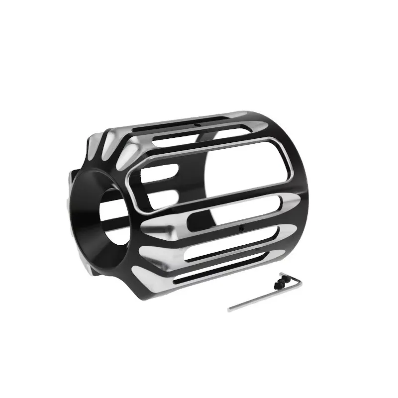 

Uiz For Harley Touring Sportster Iron Softail Dyna Motorcycle Black/Chrome Aluminum Oil Filter Cover Machine Oil Grid Cover Cap