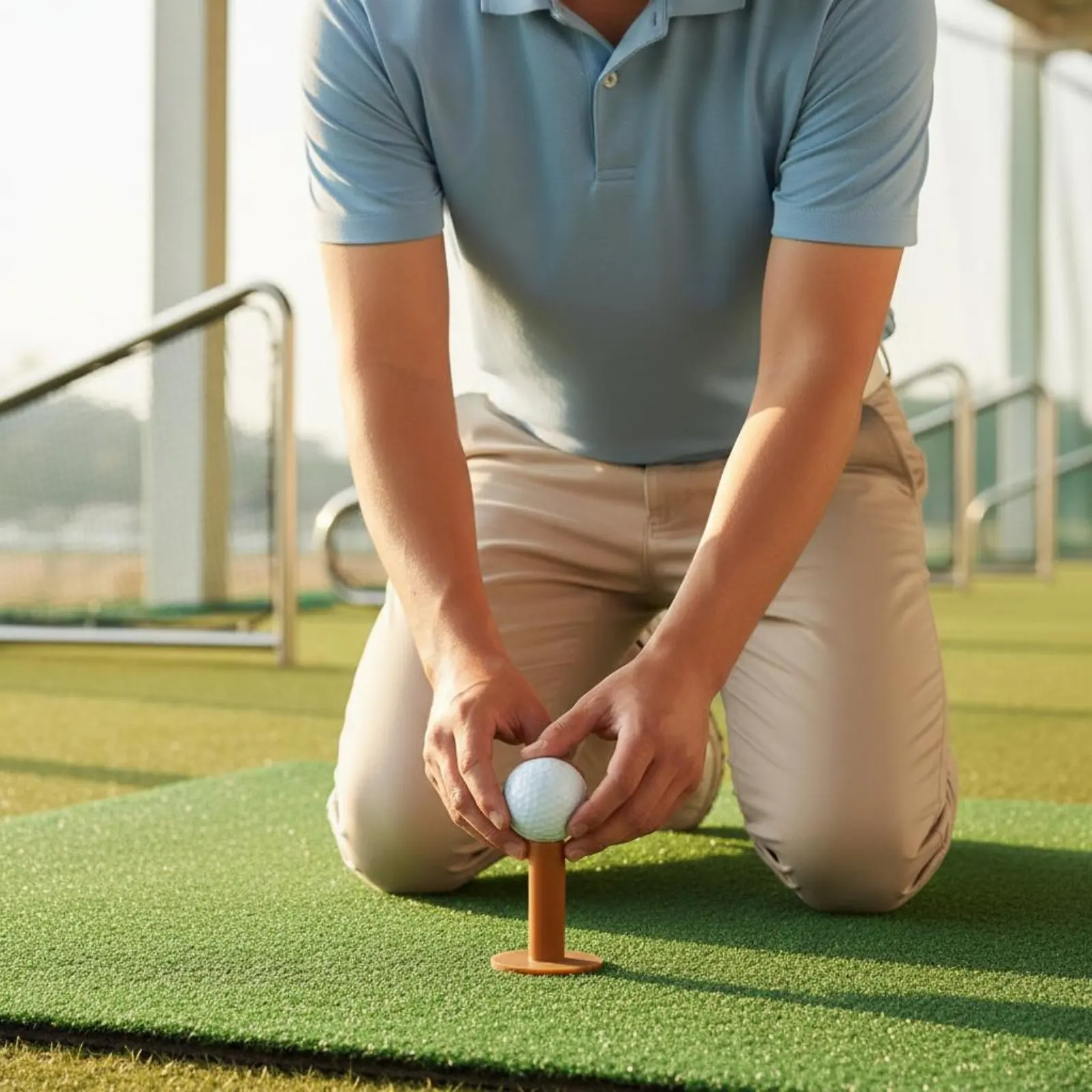 

6 Pieces Golf Tee Reduce Side Rotation Sports Equipment for Driving Range