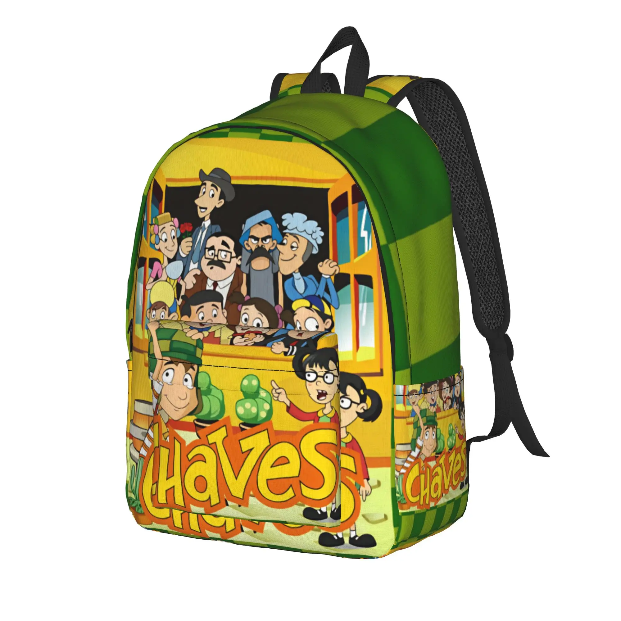 El Chavo del Backpack  Travel Backpacks Men Fun High School Bags Custom Durable Rucksack