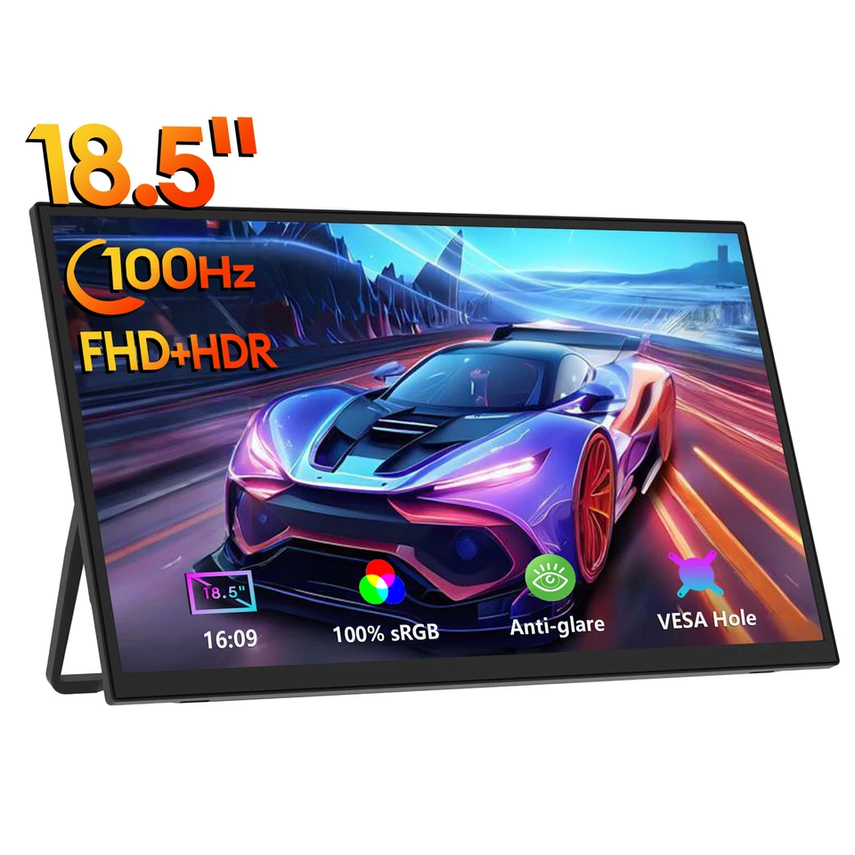 ZEUSLAP 18.5インチ 1920*1080P 100Hz HDMI Type-C ゲーミング
