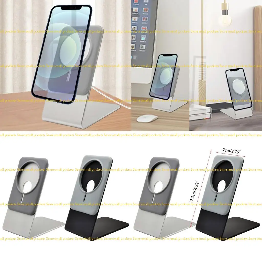 

Подставка для телефона R1WD для магнитного зарядного устройства из ABS, настольного держателя для беспроводной зарядки