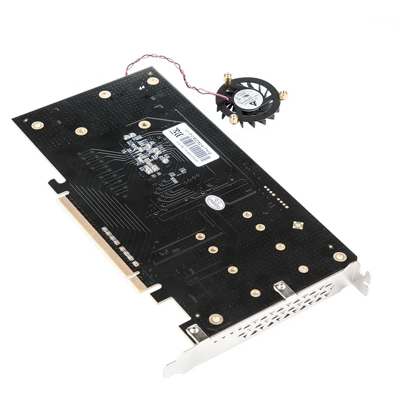 Chipset ASMedia ASM2824 adattatore dual M.2 NVMe PCIe 3.0x16