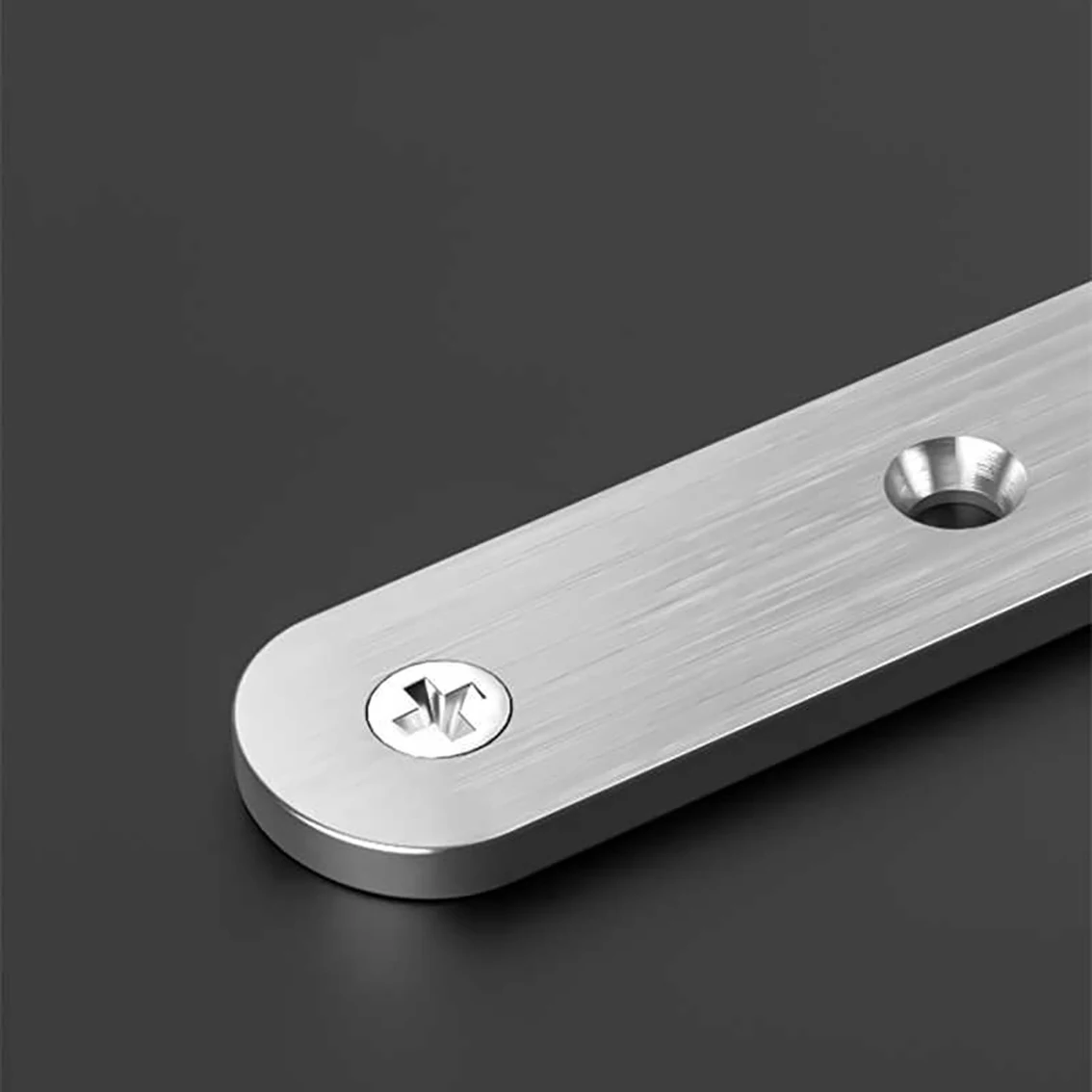 

Thicken 201 Stainless Steel Straight Shape Corner Code 180 Degrees Flat Fixed Bracket Connector For Board Shelf Support