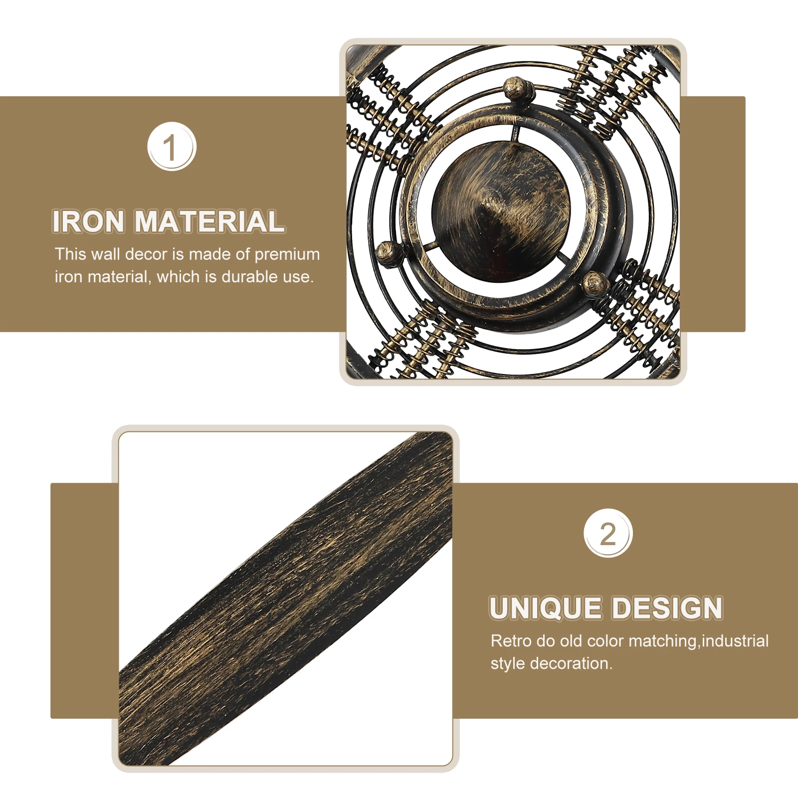 

Office Wall Adornment Airplane Head Decoration Vintage Home Metal Outdoor Decorations Child