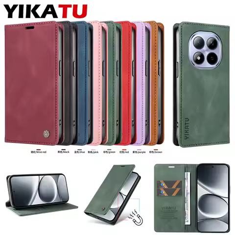 Fashion Shockproof Wallet Leather Case For Xiaomi Poco X4 X5 X6 X7 Pro 5G X4 GT X3 NFC M4 F4 11 Lite 11i 10T Lite Phone Funda