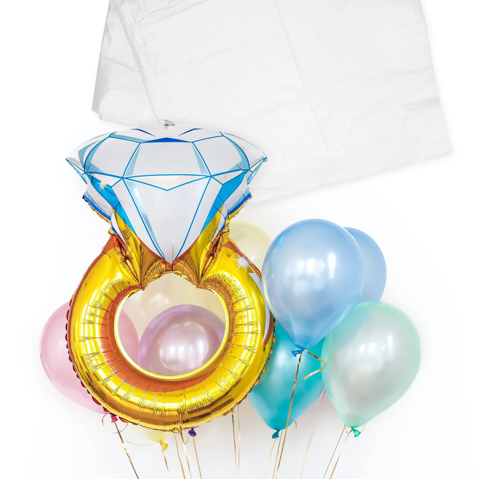 

5Pcs Balloon Storage Bag Large Capacity Thick Plastic Waterproof Organizer for Birthday Wedding Party Balloon Organizers