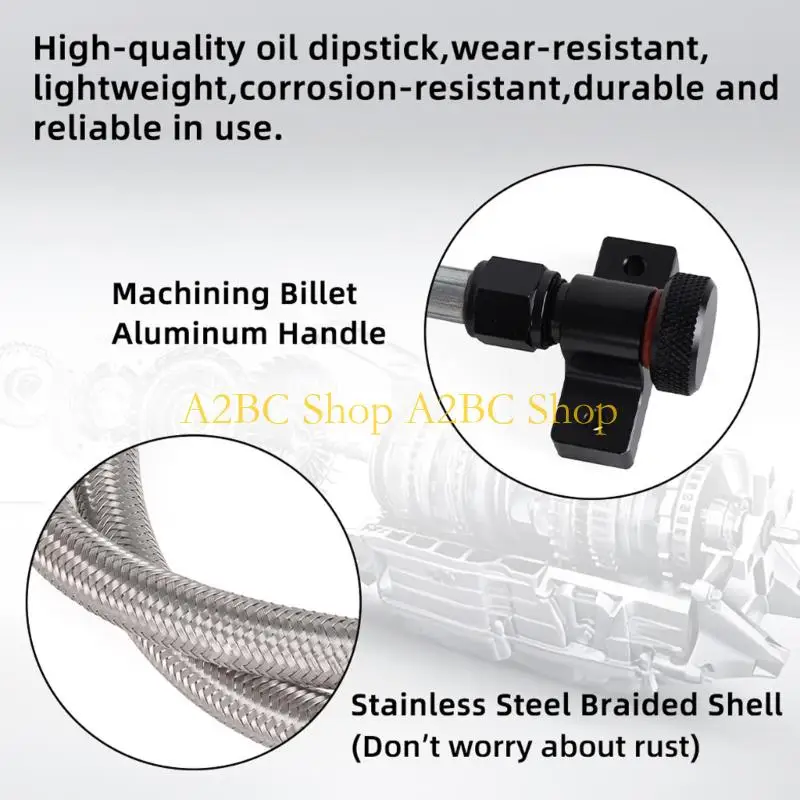 A2BC Metal Fluid Level Dipstick 22200, 6R80, 10R80, 4R70E Auto Systems
