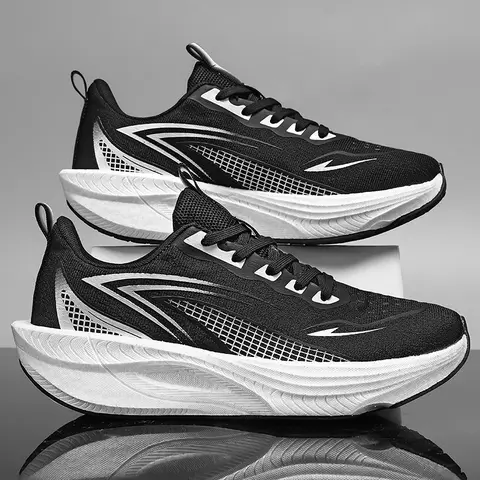 Running Shoes Men Marathon Sports Air Cushion Breathable Lightweight Comfortable Outdoor Athletic Antiskid Sneakers 2026 New