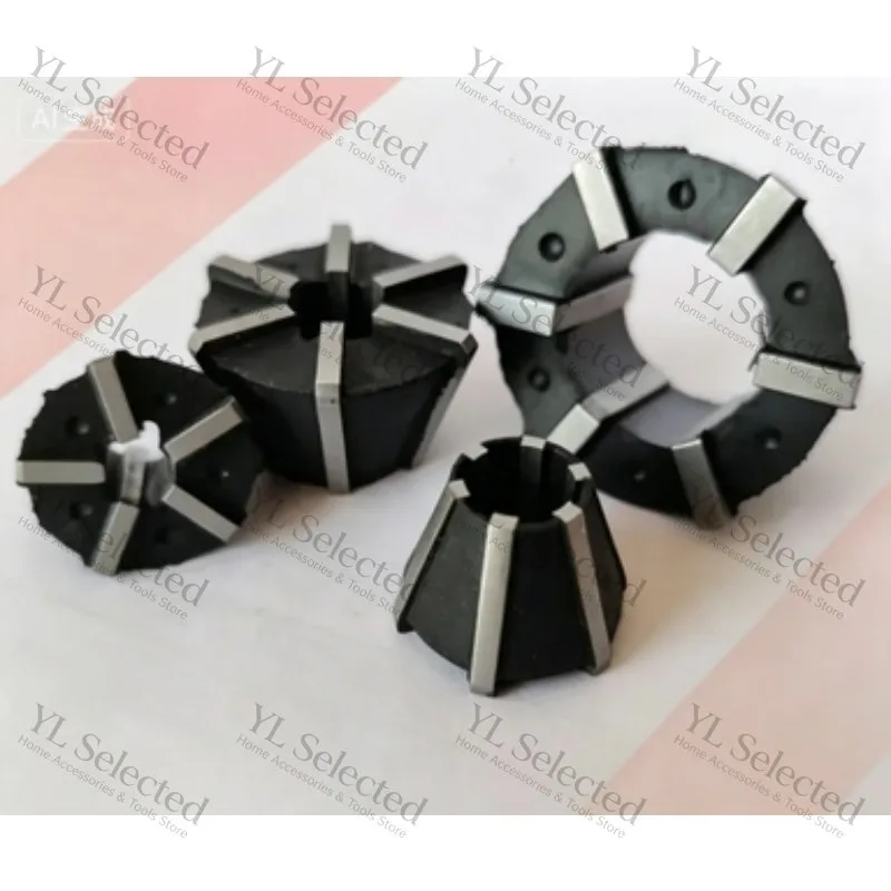 Rubber Flex Collets for Reversible Tapping Chuck J467J4612 J4620 Drilling Milling Machine Part 1pcs