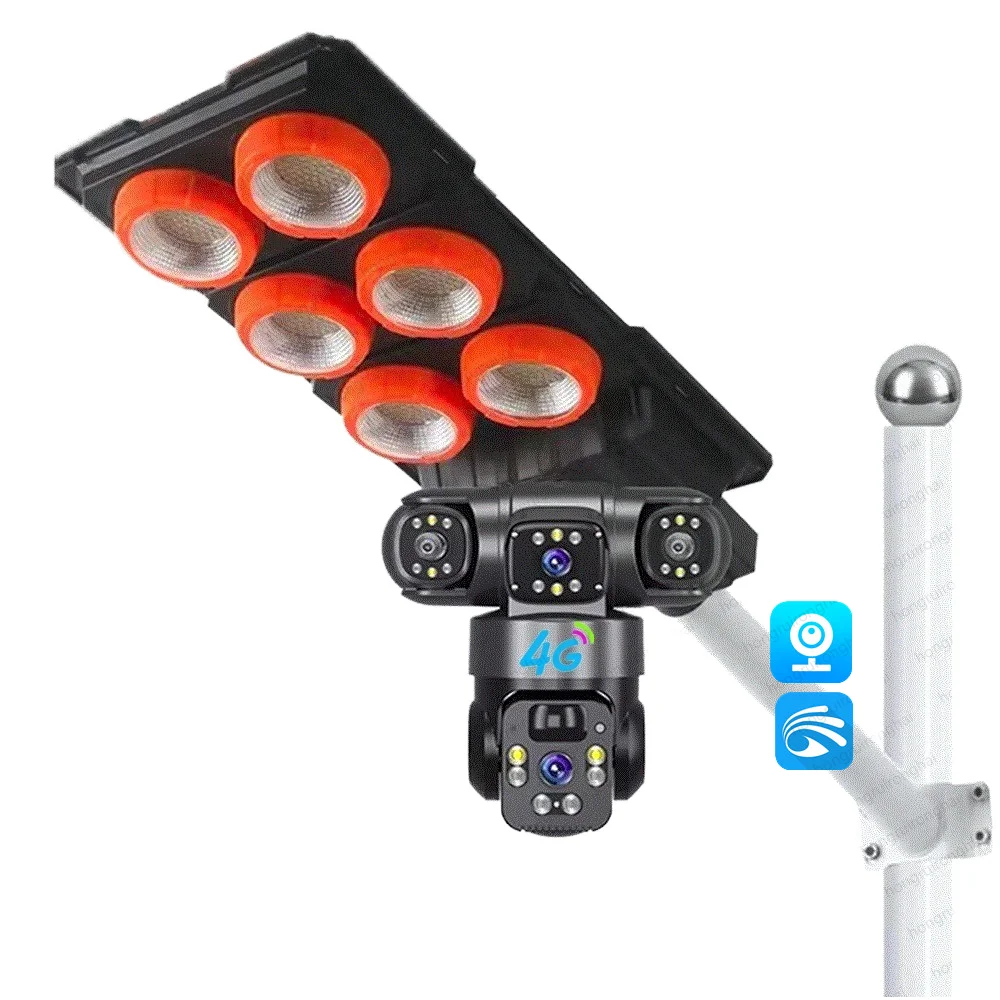 

High Brightness LED Solar Street Light Die-cast Aluminum Outdoor Waterproof IP65 Road Application CCTV Compatible