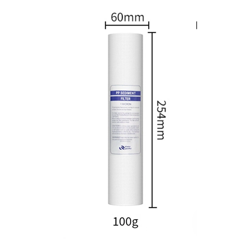 10 PCS Universal Water Filter PP Cotton Filter Cartridge Sediment Water Filters Polypropylene Material