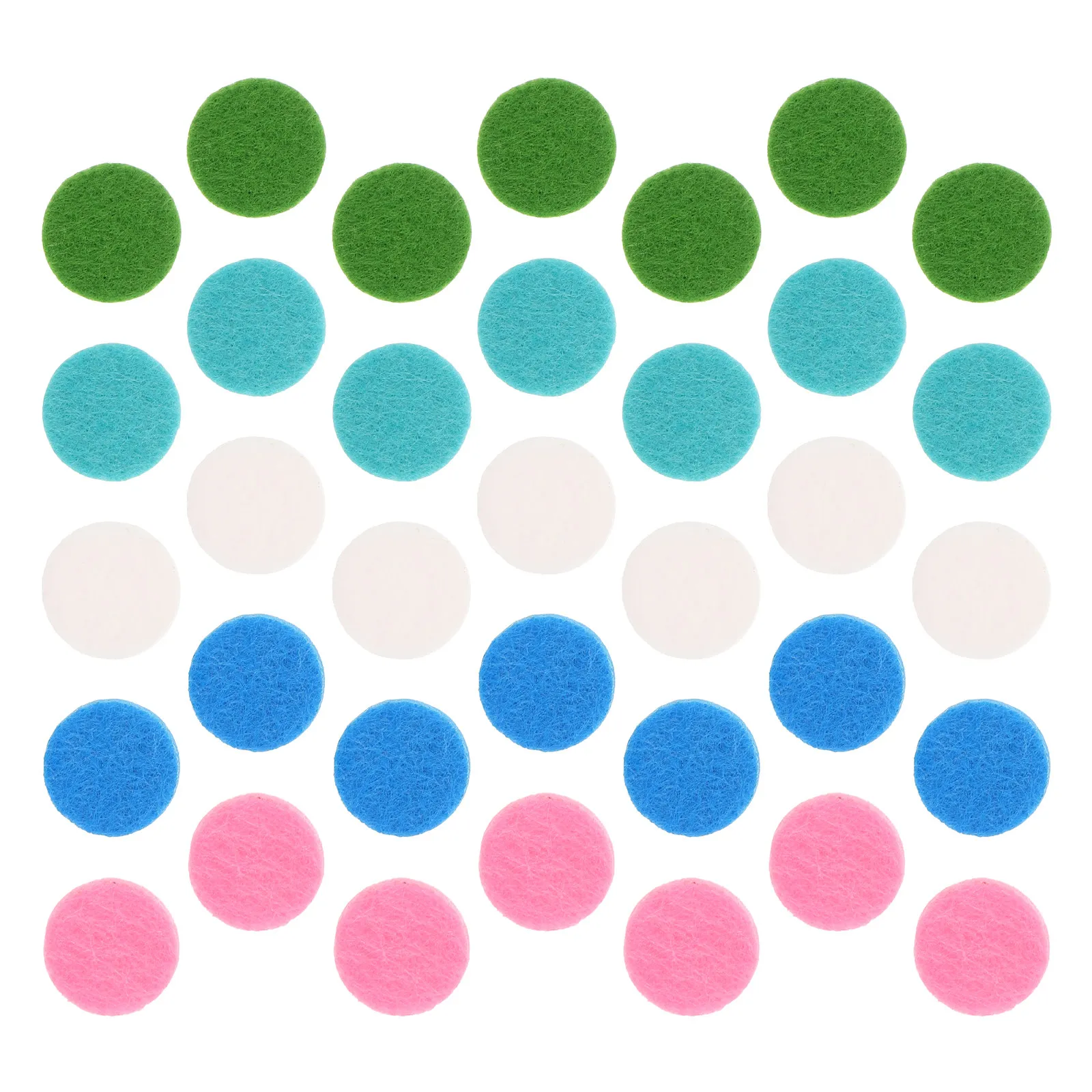 

50Pcs Essential Oil Pads Round Fiber Cotton Core Fits 25Mm Locket Aromatherapy Bracelet Car Vent Diffuser Replacement