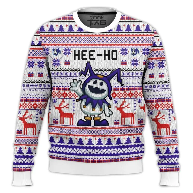 Winter Heißer Verkauf Pullover Retro Funky Final Fantasy Weihnachten Hässliche Pullover Persönlichkeit Cartoon Graffiti Party Coole Jugend