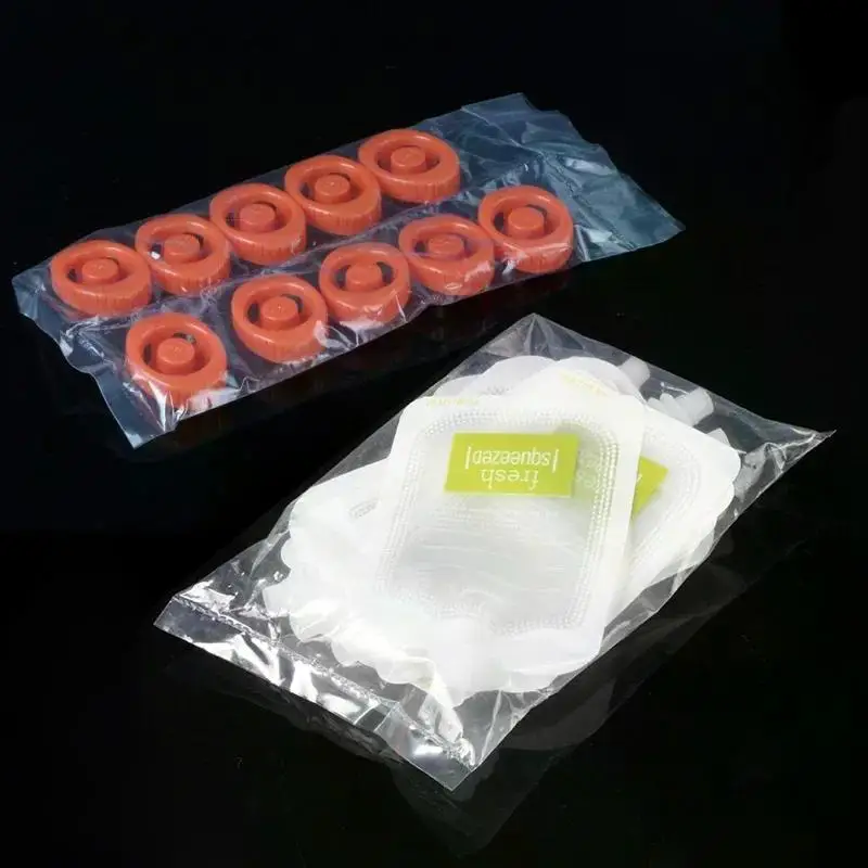 10Pcs Baby Fruit Puree Bags Reusable Squeeze Pouches Baby Food Storage Bag Kitchen Dispenser Complementary Food Squeeze Bags