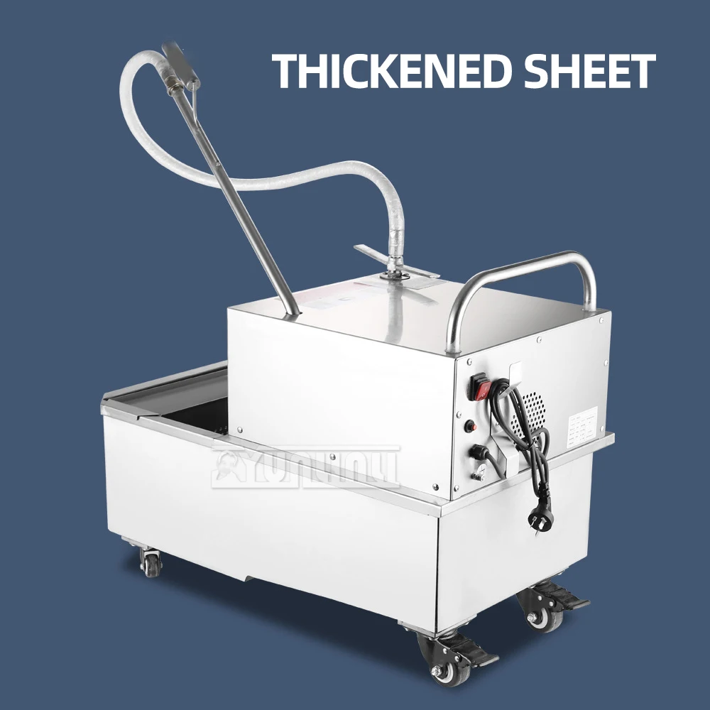 Mesin penyaring minyak listrik dapat dimakan, mesin penyaring minyak komersial baja tahan karat, penyaring minyak elektrik