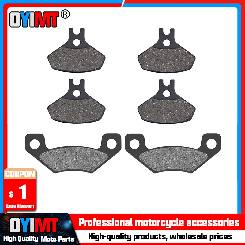 Motorcycle Front and Rear Brake Pads For CAN AM DS 450 2x4/EFI DS 450 X DS 450 Xxc/Xxm DS450X