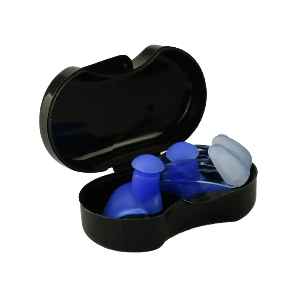  Earplugs Classic Delicate Texture 1 Pair Waterproof Silicone Ear Accessories Swimming Portable Earplugs Plugs Soft K0o7