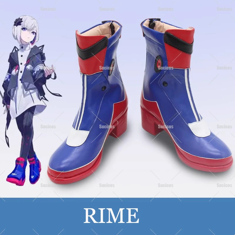 Cosplay Kamitsubaki Rime Cosplay Shoes Boots Women Men Halloween Costume Accessory Prop