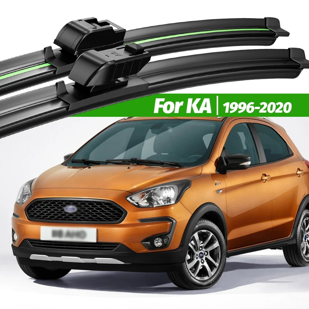 

For Ford KA MK1 MK2 MK3 1996-2020 2pcs Front Windshield Wiper Blades 1998 2000 2008 2010 2015 2019 Windscreen Window Accessories