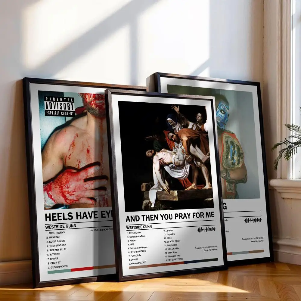 Poster Music Album Westside Cover For Room Canvas Gunn Painting Print Art Home Wall Decor Picture Gift