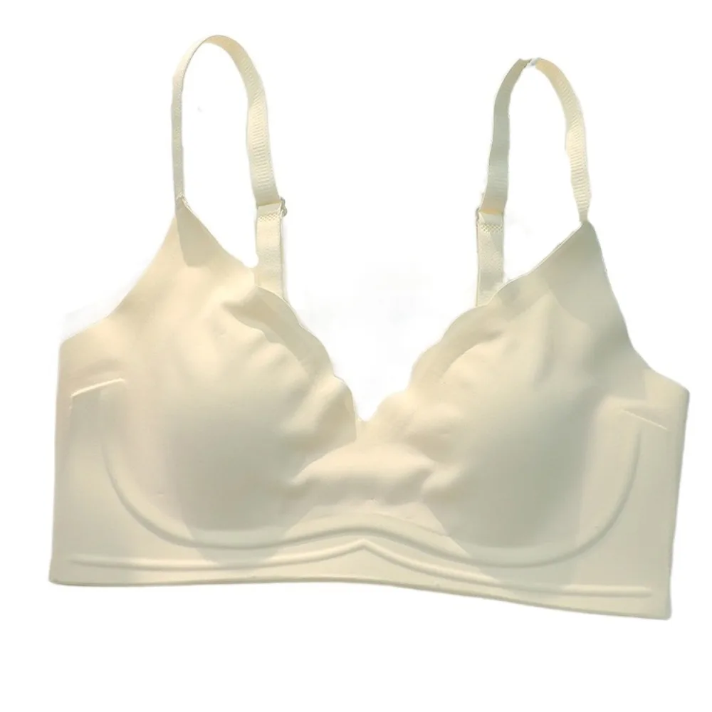 

Fashion Sweet Wireless Push Up Bra Shockproof Anti-sagging Seamless Deep V Bra Lingerie Thin Underwear Women Girls