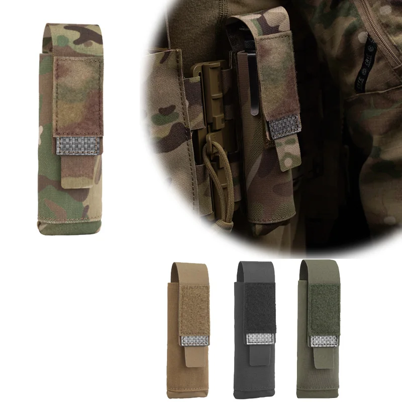 

Охотничий уличный органайзер для инструментов, сумка для фонарика с клапаном на спине, лямки MOLLE, разные органайзеры